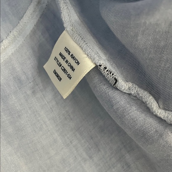 Cloth & Stone V Neck Hidden Button Up Lightweight Long Sleeve Bundle - Sz Small - Picture 3 of 15